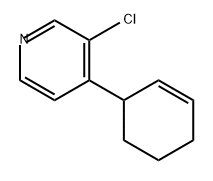 3-氯-4-(环己-2-烯-1-基)吡啶, 1259092-21-1, 结构式