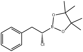 1,3,2-Dioxaborolane, 2-[(1S)-1-chloro-2-phenylethyl]-4,4,5,5-tetramethyl- Struktur