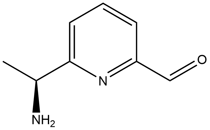6-[(1S)-1-Aminoethyl]-2-pyridinecarboxaldehyde Struktur