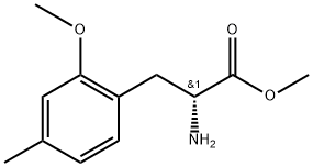 methyl (2R)-2-amino-3-(2-methoxy-4-methylphenyl)propanoate Structure