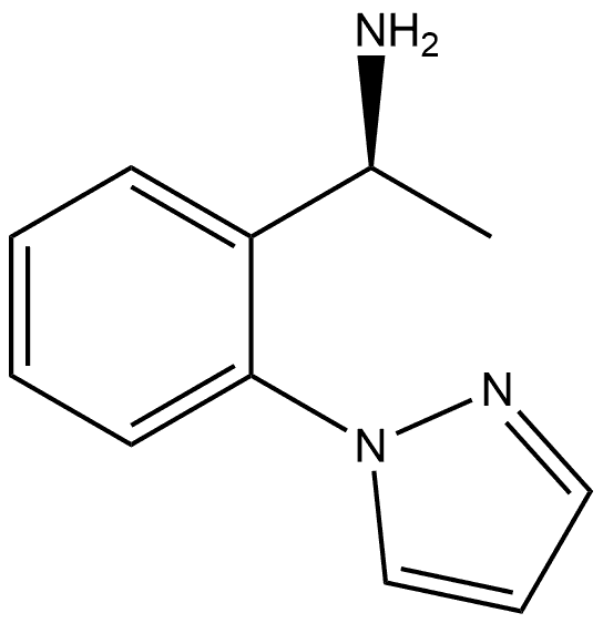 (S)-1-(2-(1H-pyrazol-1-yl)phenyl)ethan-1-amine Structure