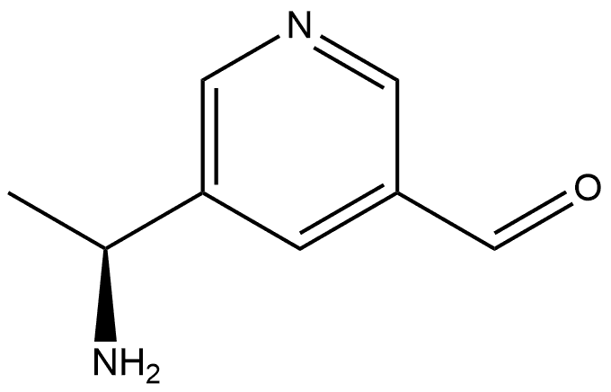 5-[(1S)-1-Aminoethyl]-3-pyridinecarboxaldehyde Structure