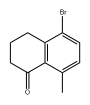 1(2H)-Naphthalenone, 5-bromo-3,4-dihydro-8-methyl-|5-溴-8-甲基-3,4-二氢萘-1(2H)-一