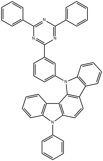 1260031-39-7 Indolo[3,2-a]carbazole, 12-[3-(4,6-diphenyl-1,3,5-triazin-2-yl)phenyl]-5,12-dihydro-5-phenyl-