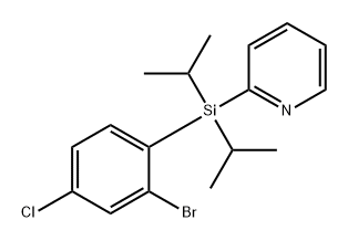 Pyridine, 2-[(2-bromo-4-chlorophenyl)bis(1-methylethyl)silyl]-