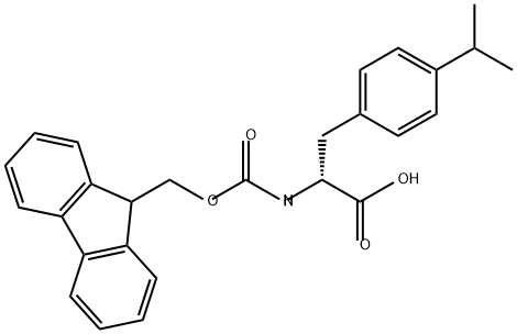 N-Fmoc-4-isopropyl-D-phenylalanine Structure