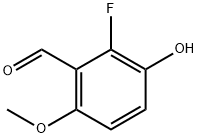 2-氟-3-羟基-6-甲氧基苯甲醛,1260657-56-4,结构式