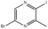 5-溴-2-碘-3-甲基吡嗪,1260664-84-3,结构式