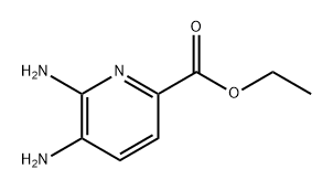 2-Pyridinecarboxylic acid, 5,6-diamino-, ethyl ester Structure