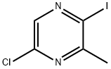 Pyrazine, 5-chloro-2-iodo-3-methyl- Structure