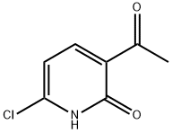 2(1H)-Pyridinone, 3-acetyl-6-chloro- Struktur