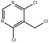Pyrimidine, 4,6-dichloro-5-(chloromethyl)- Structure