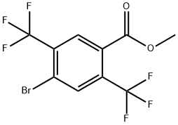 Methyl 4-bromo-2,5-bis(trifluoromethyl)benzoate Structure
