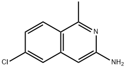 6-Chloro-1-methylisoquinolin-3-amine Struktur