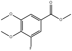 Benzoic acid, 3-fluoro-4,5-dimethoxy-, methyl ester 结构式
