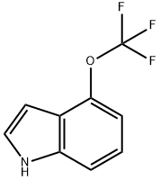 4-(TRI?UOROMETHOXY)-1H-INDOLE,1260851-22-6,结构式