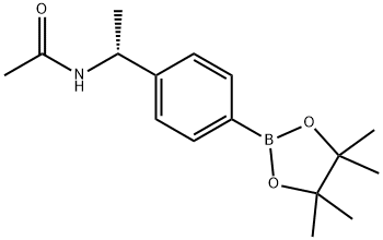 Acetamide, N-[(1R)-1-[4-(4,4,5,5-tetramethyl-1,3,2-dioxaborolan-2-yl)phenyl]ethyl]-