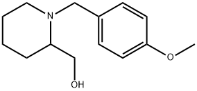 1-[(4-Methoxyphenyl)methyl]-2-piperidinemethanol 结构式