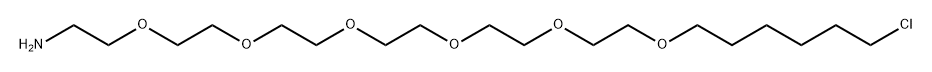 NH2-PEG6-C6-CL 结构式