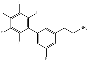 5,2',3',4',5',6'-Hexafluorobiphenyl-3-ethylamine 结构式