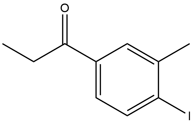 1-(4-Iodo-3-methylphenyl)-1-propanone,1261456-55-6,结构式