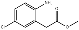 Benzeneacetic acid, 2-amino-5-chloro-, methyl ester Structure