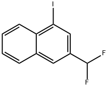 2-(Difluoromethyl)-4-iodonaphthalene Structure