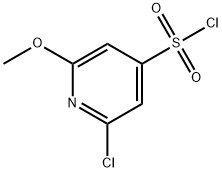 2-Chloro-6-methoxypyridine-4-sulfonyl chloride Struktur