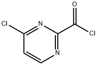 2-Pyrimidinecarbonyl chloride, 4-chloro- 结构式