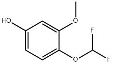 Phenol, 4-(difluoromethoxy)-3-methoxy-|4-(二氟甲氧基)-3-甲氧基苯酚