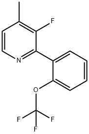 1261501-68-1 3-Fluoro-4-methyl-2-(2-(trifluoromethoxy)phenyl)pyridine