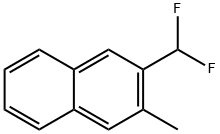 2-(Difluoromethyl)-3-methylnaphthalene Struktur