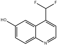 4-(Difluoromethyl)quinolin-6-ol 化学構造式
