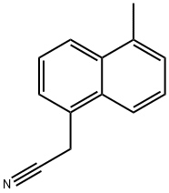 1-Methylnaphthalene-5-acetonitrile 化学構造式