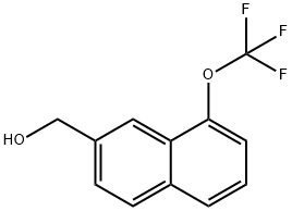 1-(Trifluoromethoxy)naphthalene-7-methanol Structure