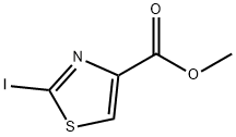 4-Thiazolecarboxylic acid, 2-iodo-, methyl ester 化学構造式