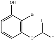 2-溴-3-(二氟甲氧基)苯酚, 1261569-19-0, 结构式