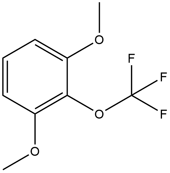 1,3-Dimethoxy-2-(trifluoromethoxy)benzene 结构式
