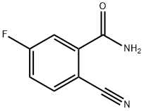 Benzamide, 2-cyano-5-fluoro- 化学構造式