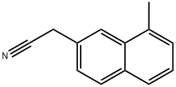 1-Methylnaphthalene-7-acetonitrile Structure