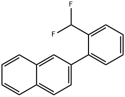 2-(2-(Difluoromethyl)phenyl)naphthalene 结构式