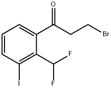 3-Bromo-2'-(difluoromethyl)-3'-iodopropiophenone|