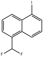 1-(Difluoromethyl)-5-iodonaphthalene 化学構造式