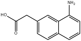 1-Aminonaphthalene-7-acetic acid Struktur