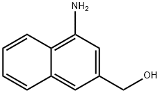 1-Aminonaphthalene-3-methanol Struktur