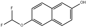 2-(Difluoromethoxy)-6-naphthol,1261600-56-9,结构式