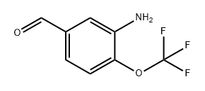 Benzaldehyde, 3-amino-4-(trifluoromethoxy)- Structure