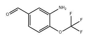 3-氨基-4-(三氟甲氧基)苯甲醛, 1261608-15-4, 结构式
