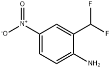 2-(二氟甲基)-4-硝基苯胺, 1261617-68-8, 结构式