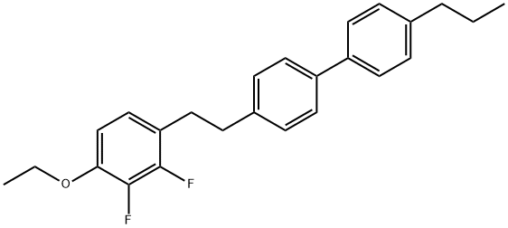 1,1'-Biphenyl, 4-[2-(4-ethoxy-2,3-difluorophenyl)ethyl]-4'-propyl- Structure